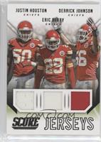 Eric Berry, Justin Houston, Derrick Johnson