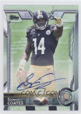 2015 Topps - [Base] - Autographs #407.2 - Rookie Variation - Sammie Coates (Jersey Number Fully Visible)