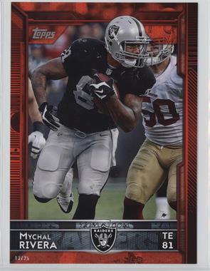 2015 Topps - [Base] - Topps.com Online Exclusive 5 x 7 Red #159 - Mychal Rivera /25