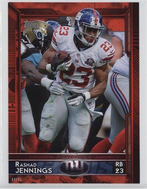 2015 Topps - [Base] - Topps.com Online Exclusive 5 x 7 Red #184 - Rashad Jennings /25