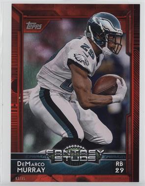 2015 Topps - [Base] - Topps.com Online Exclusive 5 x 7 Red #306 - Fantasy Studs - DeMarco Murray /25