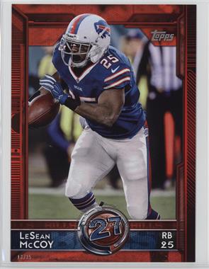 2015 Topps - [Base] - Topps.com Online Exclusive 5 x 7 Red #332 - Topp 60 - LeSean McCoy /25