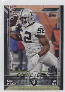 2015 Topps - [Base] - Topps.com Online Exclusive NFL 50th Super Bowl #145 - Khalil Mack