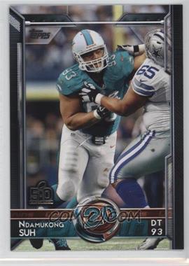 2015 Topps - [Base] - Topps.com Online Exclusive NFL 50th Super Bowl #364 - Topp 60 - Ndamukong Suh