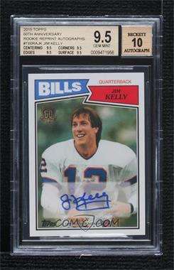 2015 Topps 60th Anniversary Retired Autograph - Topps Online Exclusive [Base] #T60RA-JK - Jim Kelly [BGS 9.5 GEM MINT]