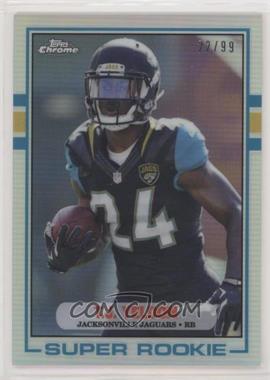 2015 Topps Chrome - 1989 Super Rookies - Refractor #89-TY - T.J. Yeldon /99