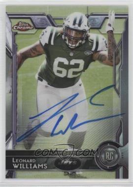 2015 Topps Chrome - [Base] - Autographs #130 - Rookies - Leonard Williams