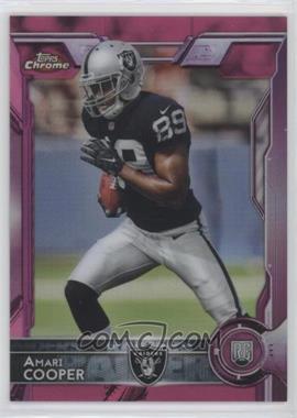 2015 Topps Chrome - [Base] - BCA Pink Refractor #115 - Rookies - Amari Cooper /399