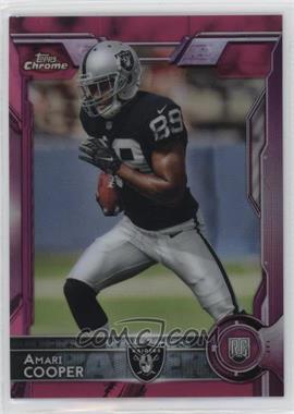 2015 Topps Chrome - [Base] - BCA Pink Refractor #115 - Rookies - Amari Cooper /399