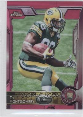 2015 Topps Chrome - [Base] - BCA Pink Refractor #119 - Rookies - Ty Montgomery /399