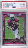 Rookies - David Johnson [PSA 10 GEM MT] #/399