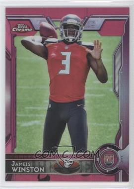 2015 Topps Chrome - [Base] - BCA Pink Refractor #200 - Rookies - Jameis Winston /399