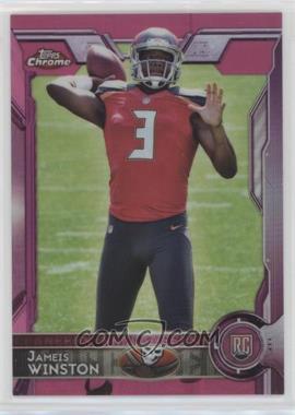 2015 Topps Chrome - [Base] - BCA Pink Refractor #200 - Rookies - Jameis Winston /399