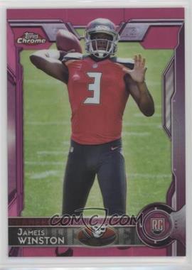 2015 Topps Chrome - [Base] - BCA Pink Refractor #200 - Rookies - Jameis Winston /399