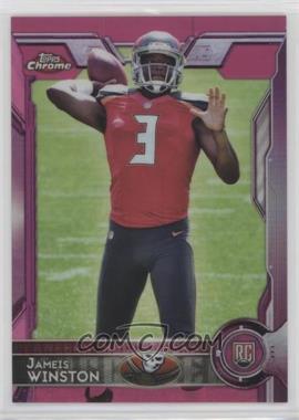 2015 Topps Chrome - [Base] - BCA Pink Refractor #200 - Rookies - Jameis Winston /399