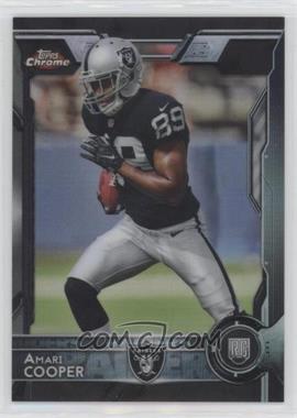 2015 Topps Chrome - [Base] - Black Refractor #115 - Rookies - Amari Cooper /299