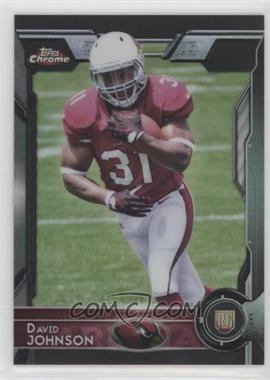 2015 Topps Chrome - [Base] - Black Refractor #177 - Rookies - David Johnson /299