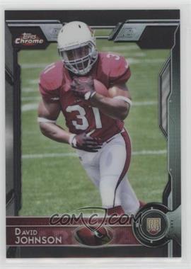 2015 Topps Chrome - [Base] - Black Refractor #177 - Rookies - David Johnson /299