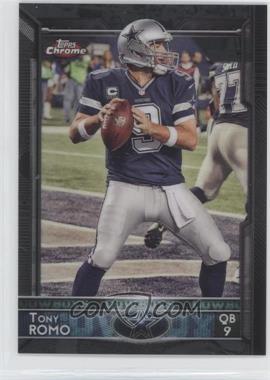 2015 Topps Chrome - [Base] - Black Refractor #44 - Tony Romo /299