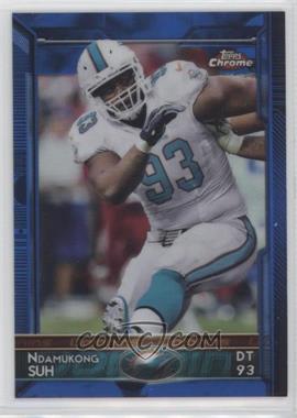 2015 Topps Chrome - [Base] - Blue Refractor #22 - Ndamukong Suh /199