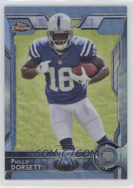 2015 Topps Chrome - [Base] - Blue Wave Refractor #170 - Rookies - Phillip Dorsett