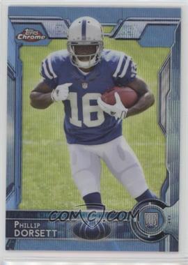 2015 Topps Chrome - [Base] - Blue Wave Refractor #170 - Rookies - Phillip Dorsett