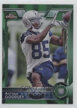 2015 Topps Chrome - [Base] - Green Refractor #186 - Rookies - Antwan Goodley