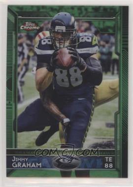 2015 Topps Chrome - [Base] - Green Refractor #25 - Jimmy Graham