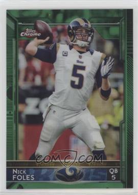 2015 Topps Chrome - [Base] - Green Refractor #74 - Nick Foles