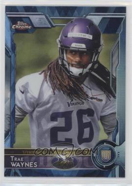 2015 Topps Chrome - [Base] - Hot Box Blue Diamond Refractor #104 - Rookies - Trae Waynes