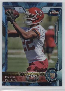 2015 Topps Chrome - [Base] - Hot Box Blue Diamond Refractor #124 - Rookies - Marcus Peters