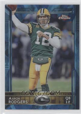 2015 Topps Chrome - [Base] - Hot Box Blue Diamond Refractor #2 - Aaron Rodgers