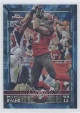 2015 Topps Chrome - [Base] - Hot Box Blue Diamond Refractor #46 - Mike Evans