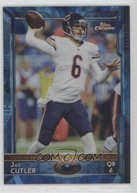 2015 Topps Chrome - [Base] - Hot Box Blue Diamond Refractor #77 - Jay Cutler