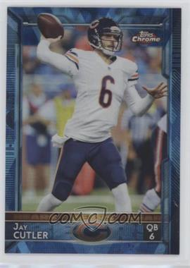 2015 Topps Chrome - [Base] - Hot Box Blue Diamond Refractor #77 - Jay Cutler