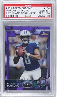 2015 Topps Chrome - [Base] - Purple Refractor #150 - Rookies - Marcus Mariota [PSA 10 GEM MT]