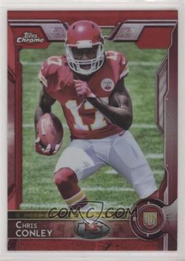 2015 Topps Chrome - [Base] - Red Refractor #159 - Rookies - Chris Conley /25