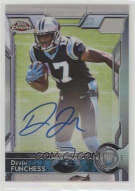 2015 Topps Chrome - [Base] - Refractor Autographs #107 - Rookies - Devin Funchess /150