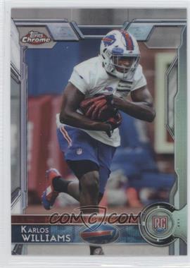 2015 Topps Chrome - [Base] - Refractor #141 - Rookies - Karlos Williams