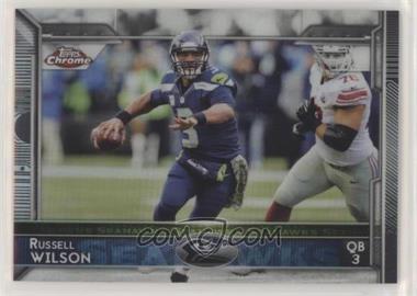 2015 Topps Chrome - [Base] - Refractor #15 - Russell Wilson