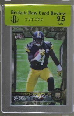 2015 Topps Chrome - [Base] - STS Camo Refractor #113 - Rookies - Sammie Coates /499 [BRCR 9.5]