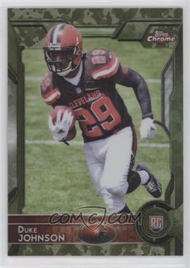 2015 Topps Chrome - [Base] - STS Camo Refractor #140 - Rookies - Duke Johnson /499