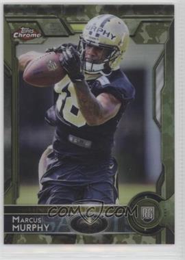 2015 Topps Chrome - [Base] - STS Camo Refractor #143 - Rookies - Marcus Murphy /499