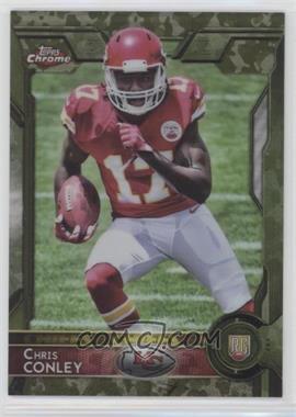 2015 Topps Chrome - [Base] - STS Camo Refractor #159 - Rookies - Chris Conley /499