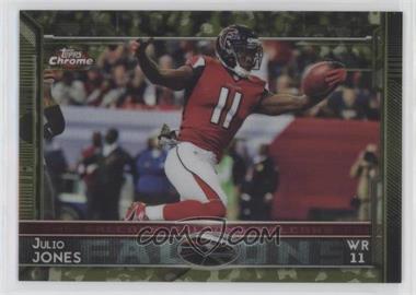 2015 Topps Chrome - [Base] - STS Camo Refractor #17 - Julio Jones /499