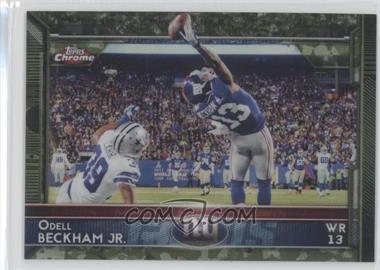 2015 Topps Chrome - [Base] - STS Camo Refractor #18 - Odell Beckham Jr. /499