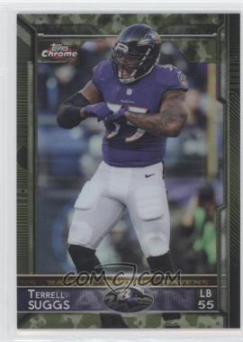 2015 Topps Chrome - [Base] - STS Camo Refractor #31 - Terrell Suggs /499