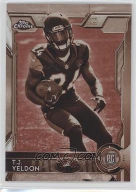 2015 Topps Chrome - [Base] - Sepia Refractor #138 - Rookies - T.J. Yeldon /99