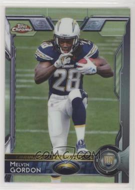 2015 Topps Chrome - [Base] #105.1 - Rookies - Melvin Gordon (Left Knee Up)