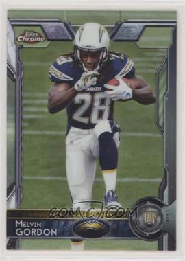 2015 Topps Chrome - [Base] #105.1 - Rookies - Melvin Gordon (Left Knee Up)